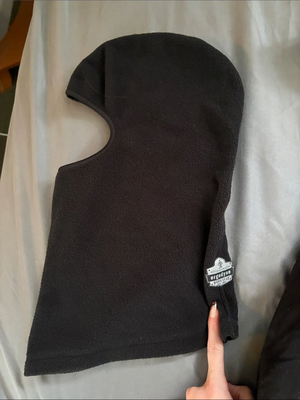 N-Ferno Black Fleece Balaclava Hood